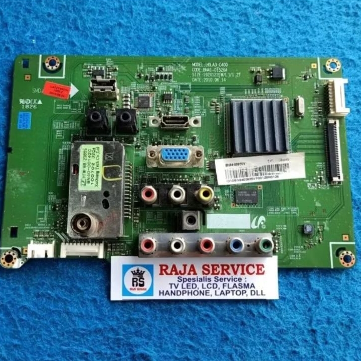 mb tv samsung LA32C400 LA32C400E4 mainboard board motherboard mesin