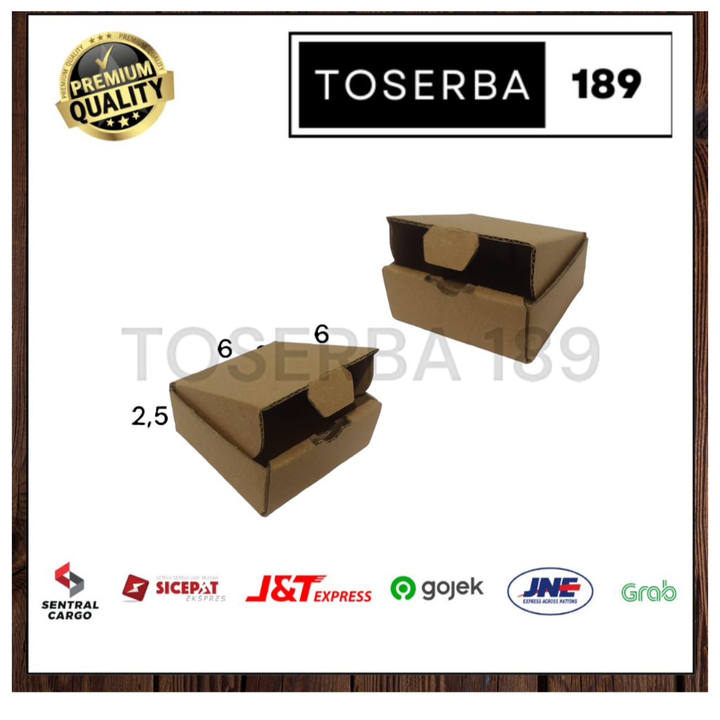 

kardus packing diecut /box pizza uk 6x6x2,5 cm