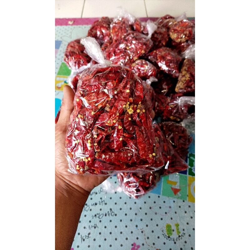 

cabai pedas kering murni dan fresh 1000gram
