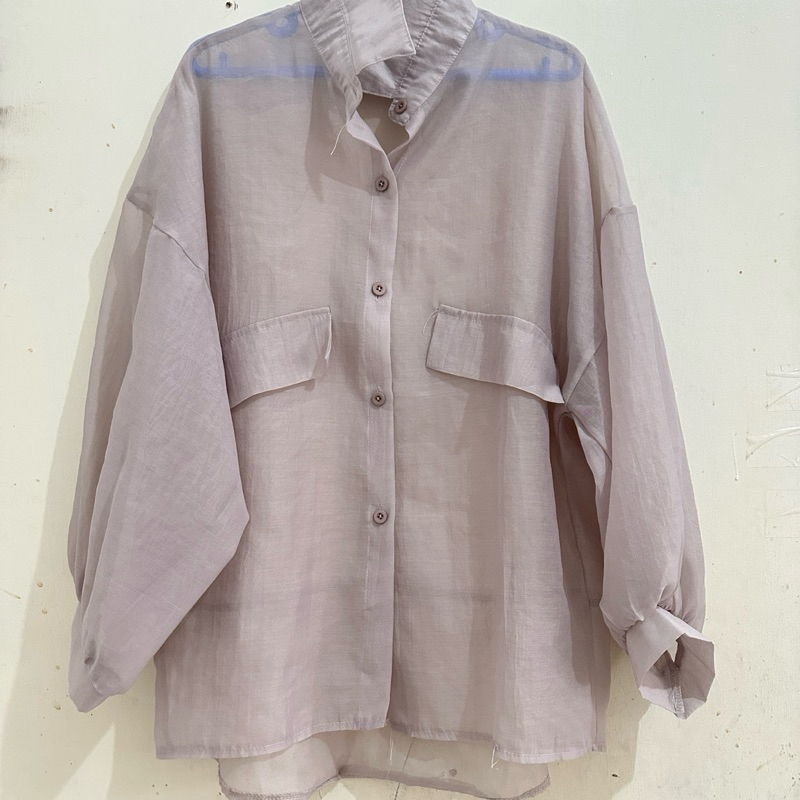 Preloved atasan kemeja organza
