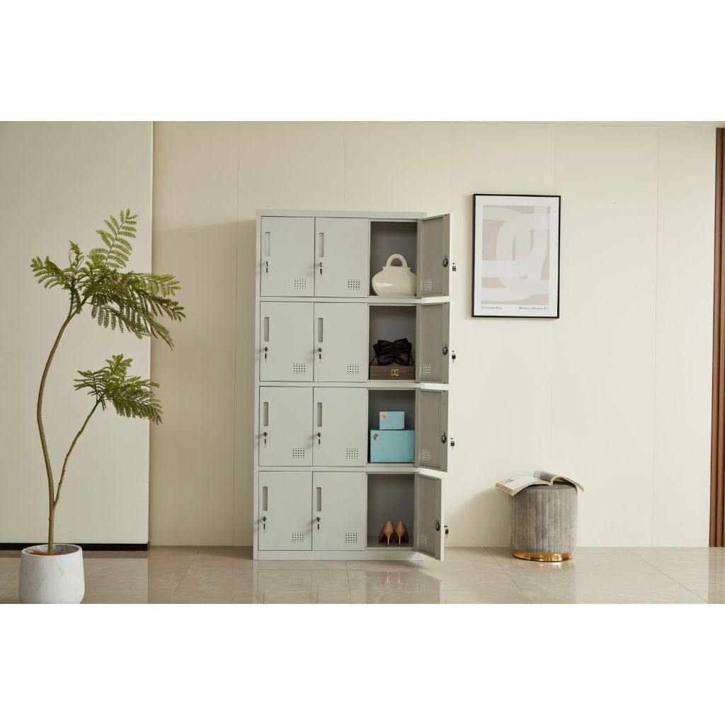 Loker Besi 12 Pintu - Lemari Locker Besi