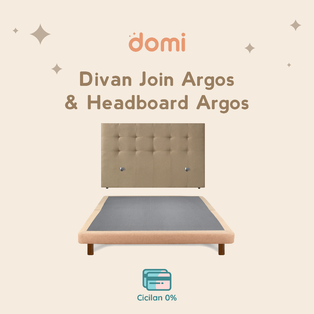Domi Tempat Tidur Dipan Join + Sandaran Argos / Divan + Headboard Kasur