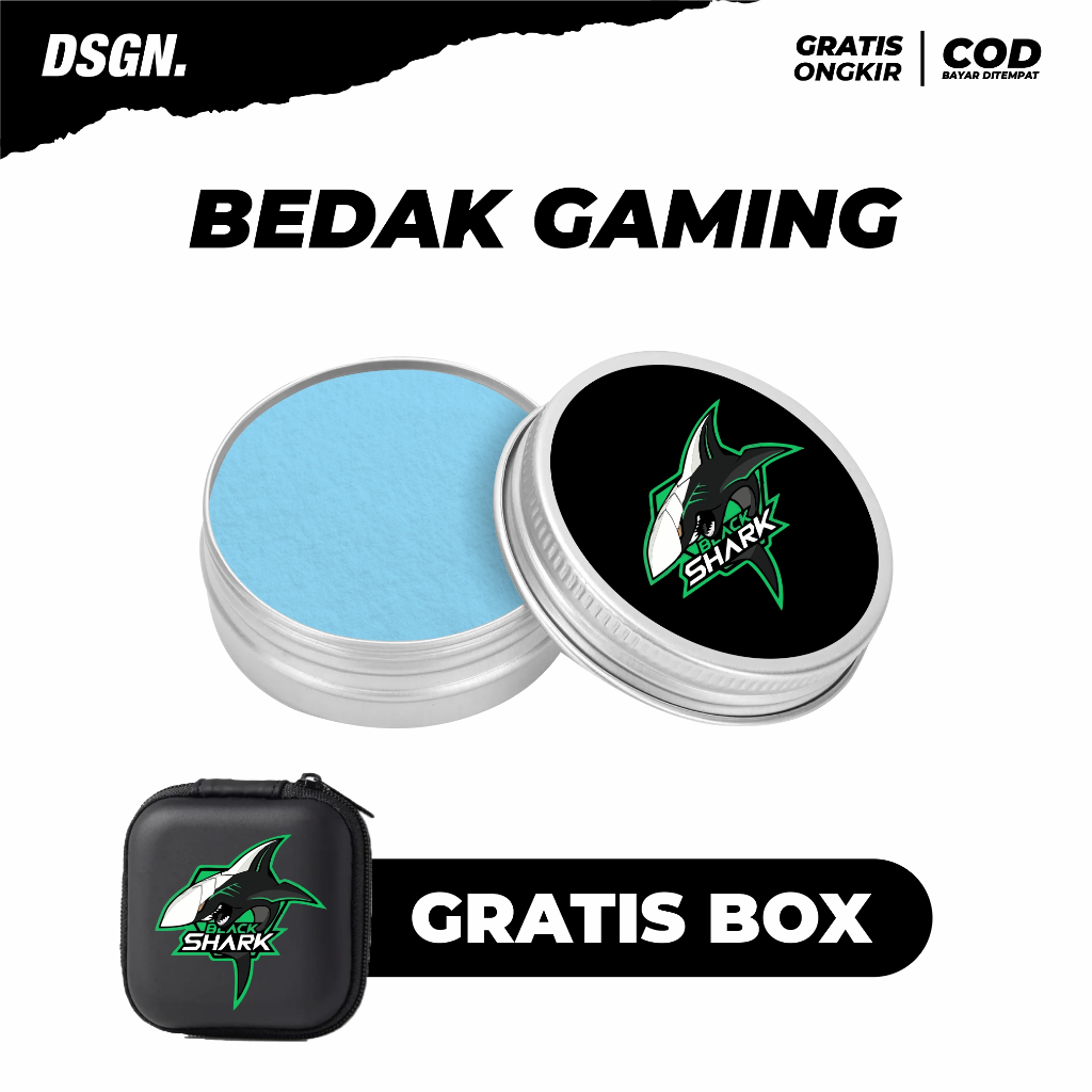 GRATIS BOX - BEDAK GAMING BLACK SHARK SUPER LICIN PREMIUM MLBB PUBG