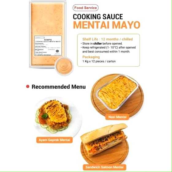 

kewpie cooking mentai/ saus mentai