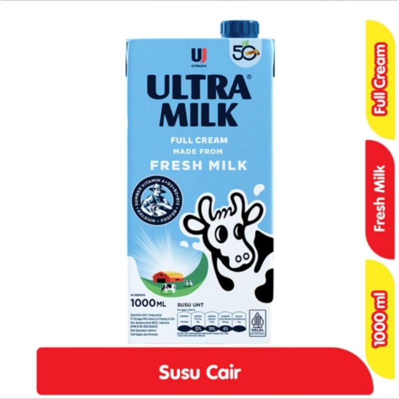 

Susu Ultra Milk UHT 1 L