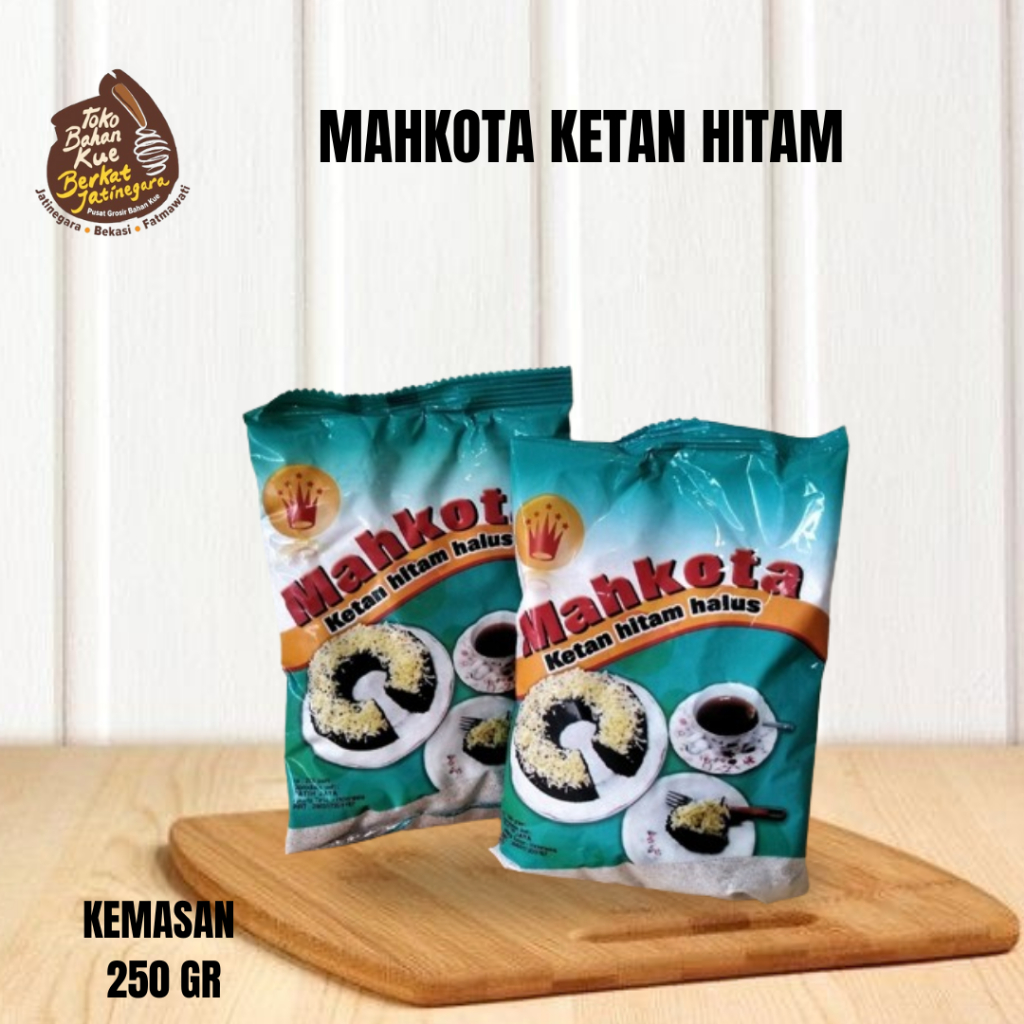 

TEPUNG KETAN HITAM MAHKOTA 250 GR / TEPUNG KETAN HITAM