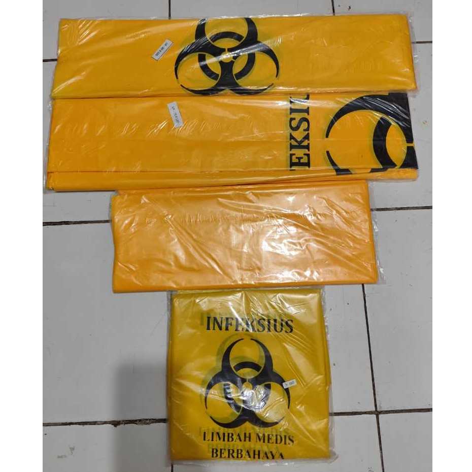 Plastik Sampah Medis / Plastik Sampah Infeksius / Plastik Limbah Medis / Plastik Kuning