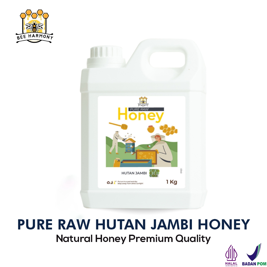 

Bee Harmony Madu Hutan Jambi 1kg