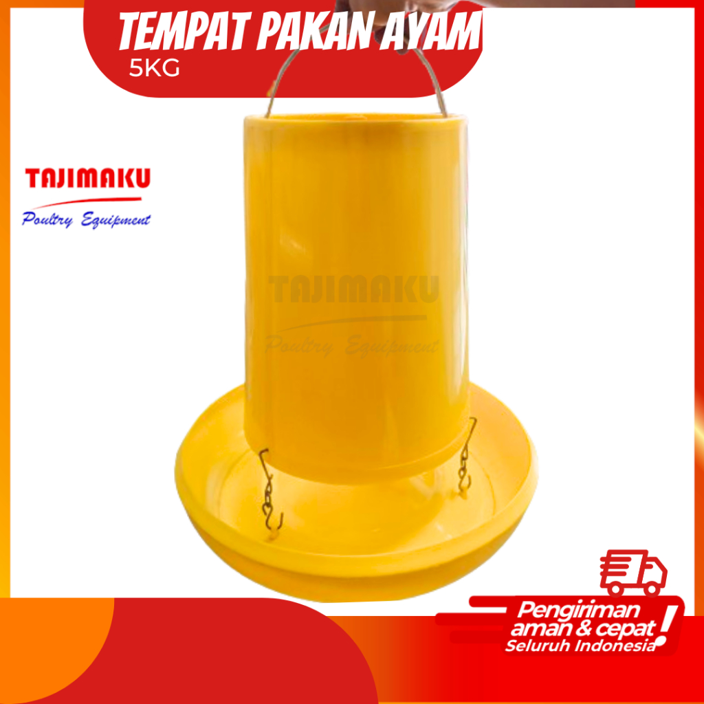 tempat pakan ayam 5kg - feeder ayam tempat ransum ayam