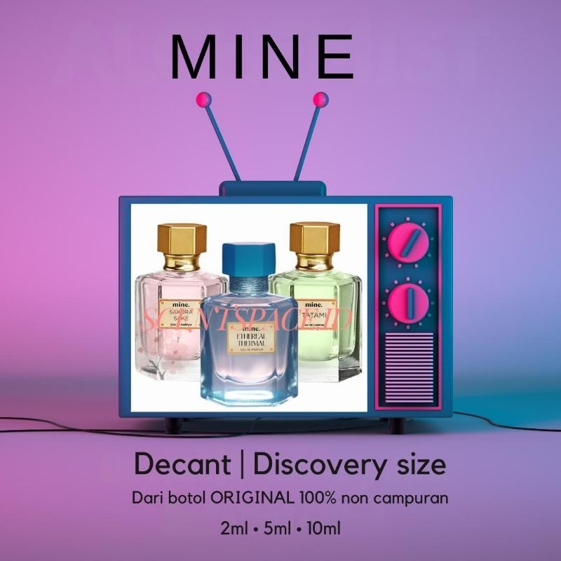 Mine Perfumery - Decant Share ~ Discovery Size | Tatami Sakura Sake Etherial Thermal