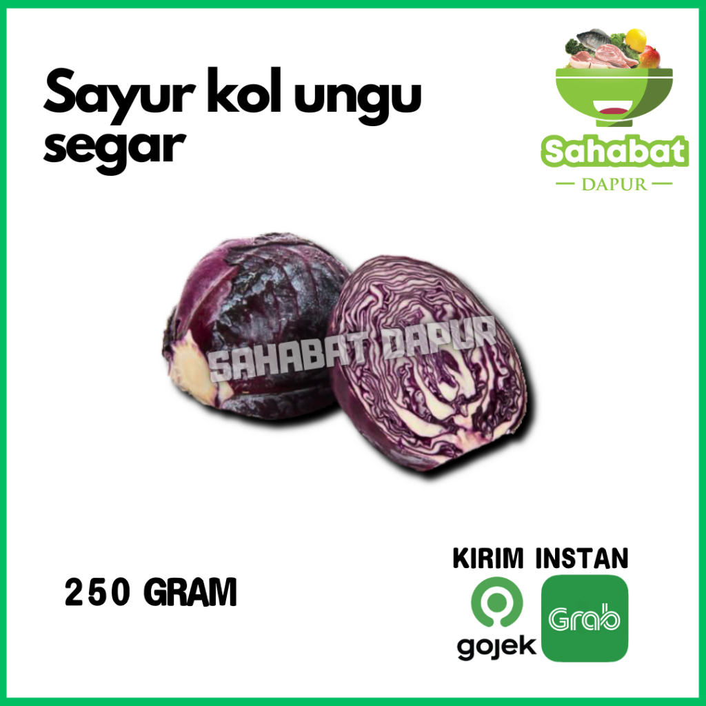 

Kol Merah/Kol Ungu Sayur Kol Segar 250gram
