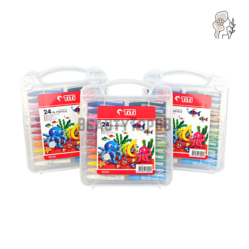 

Crayon Titi 24 Warna Oil Pastel - Krayon Mewarnai 24 W [HARGA PER SET]