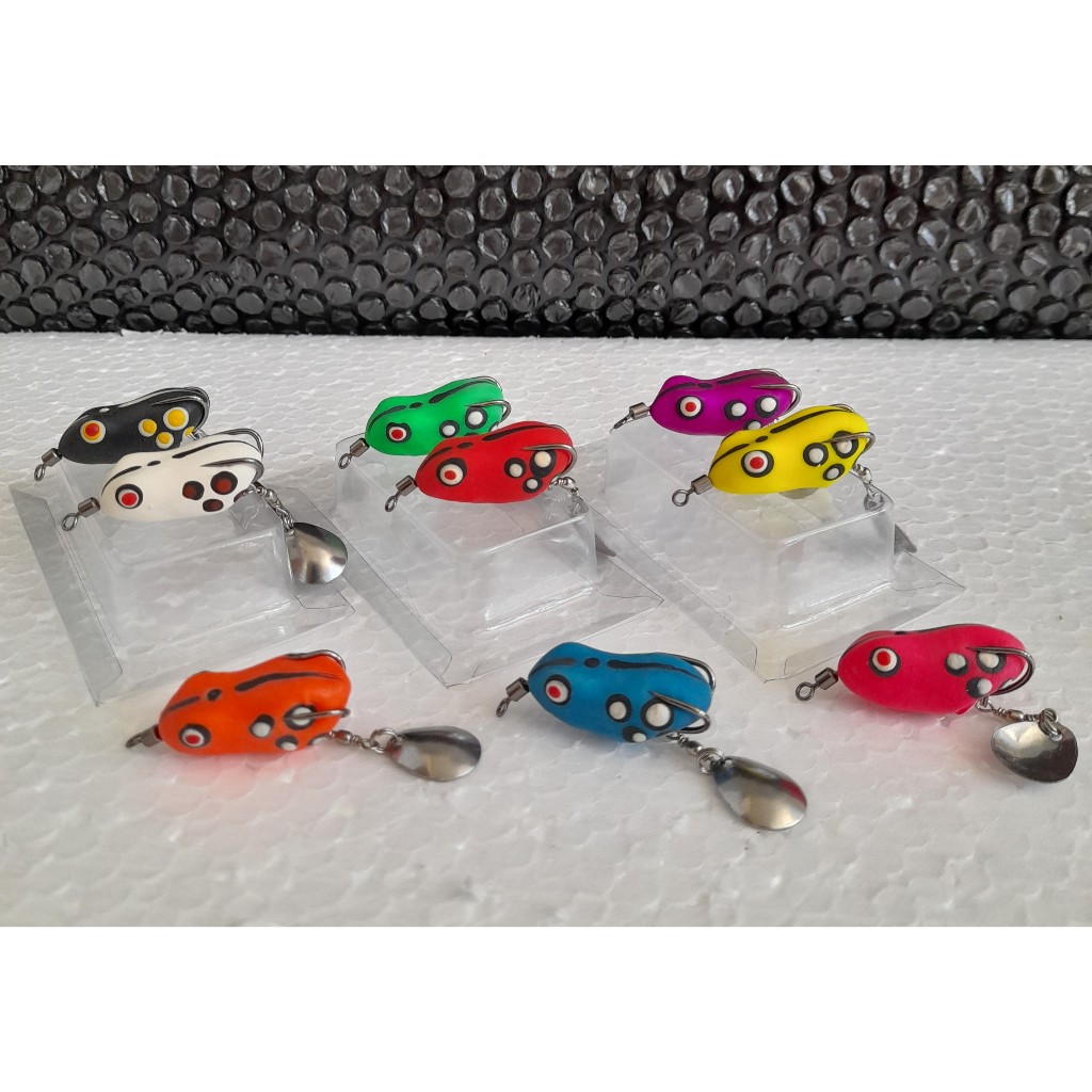 soft frog 3,5 cm umpan casting ikan gabus umpan tiruan