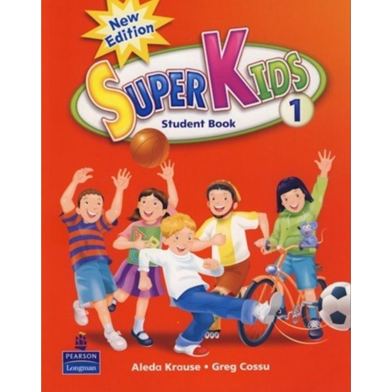 SUPER KIDS PEARSON STUDENT BOOK Level 1, 2, 3, 4, 5, 6 Bonus Workbook selama persediaan masih ada