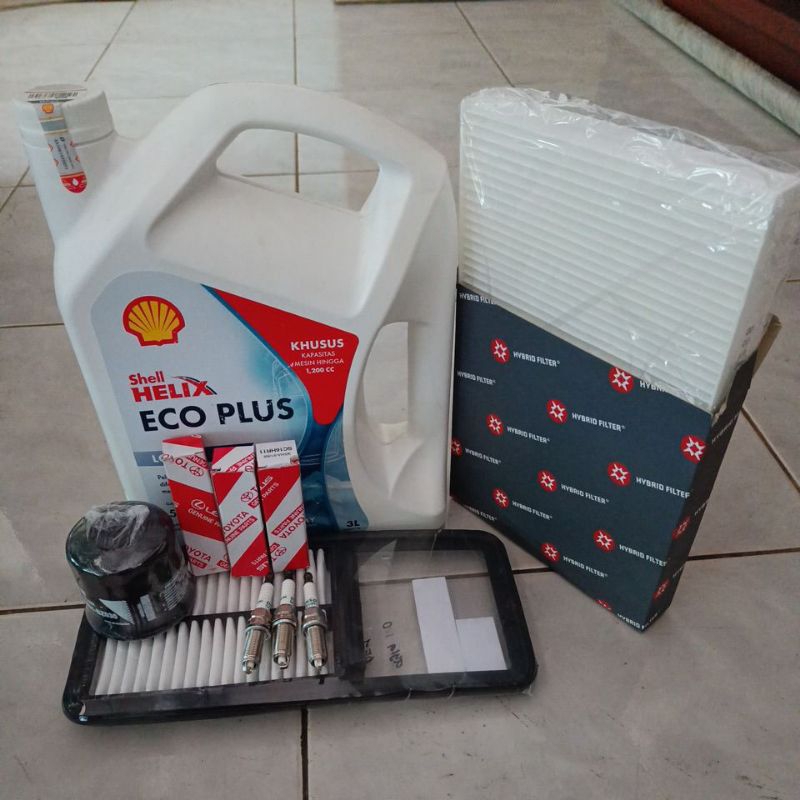paket service oli busi iridium filter ayla agya calya sigra 1.0 1000cc