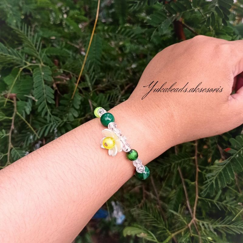 Gelang manik-manik / Bracelet beads / Gelang manik kristal / Gelang wanita / Gelang Anak