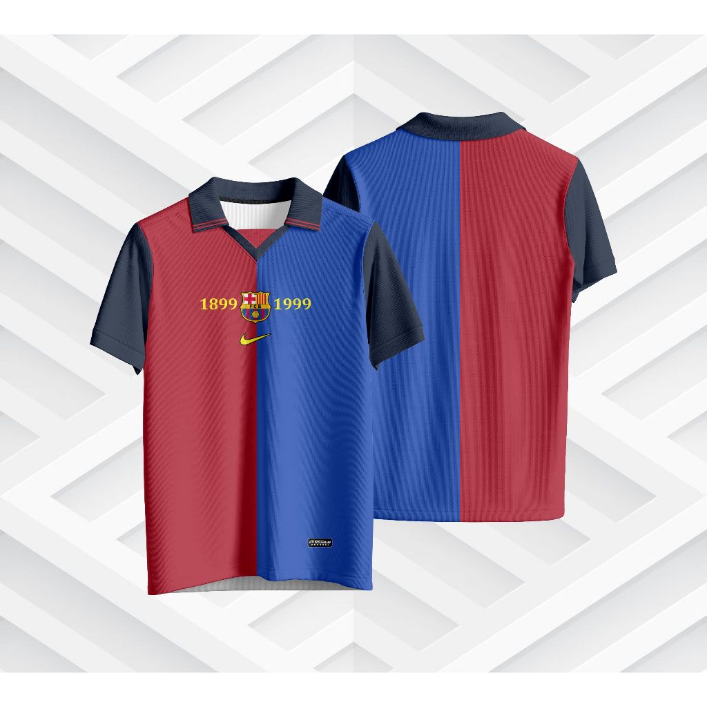 Jersey BARCELONA 1999 Home // Jersey Retro Barcelona // Jersey Vintage // Jersey Barca 1999