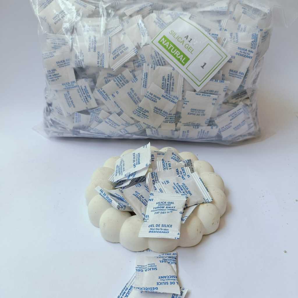 Silica Gel Food Grade 2 Gram - Kemasan 1Kg