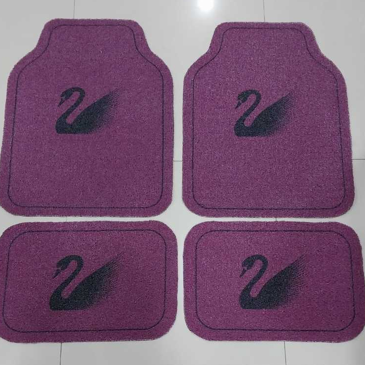 Karpet Mobil Mi Rumput 2 Baris Angsa Isi 4 pcs