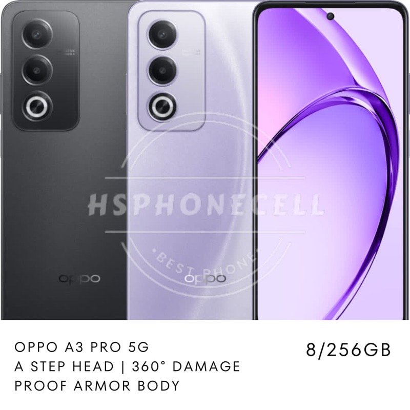 OPPO A3 Pro 5G Ram 8 Rom 256 | Free Kartu Kuota