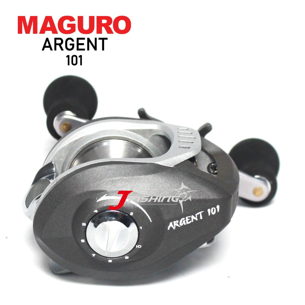 Reel BC MAGURO Argent 101 | Bait Casting | Handle Kiri & Kanan | Laut Kolam Sungai Danau