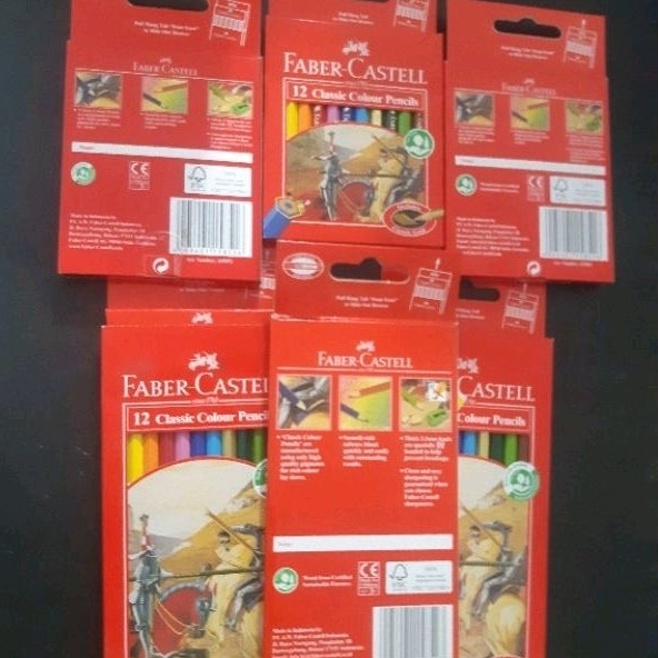 

PENSIL WARNA 12 WARNA MERK FABER CASTELL