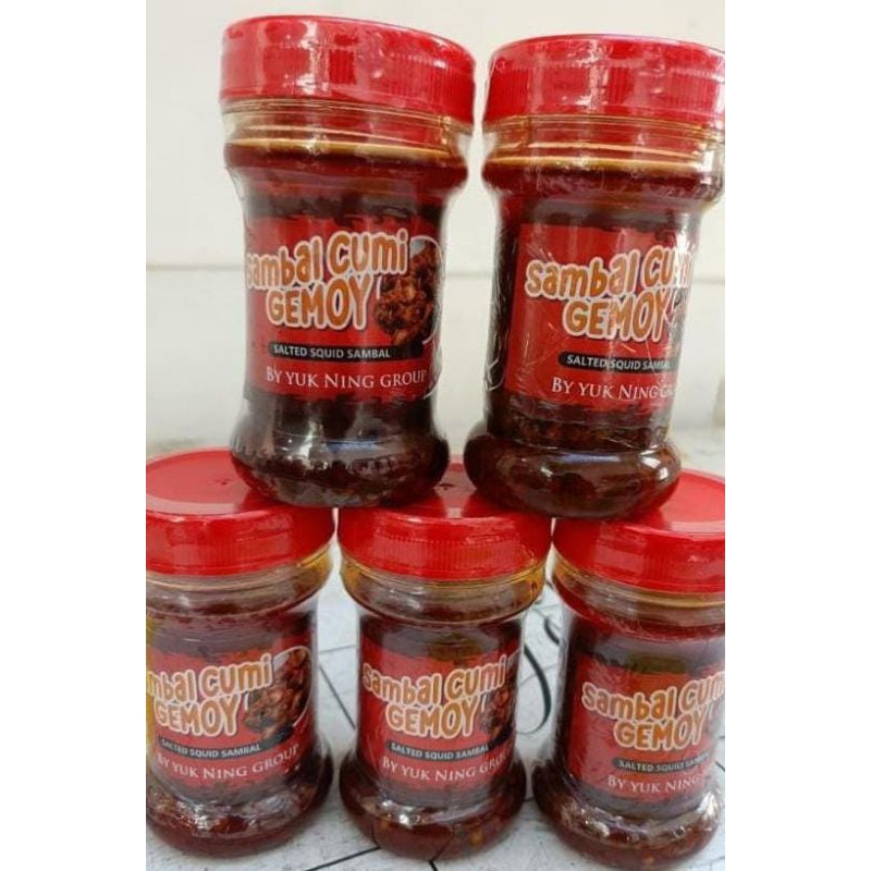 

sambel cumi gemoy by yuk ning fresh selalu .. sambelnya mantap sekali