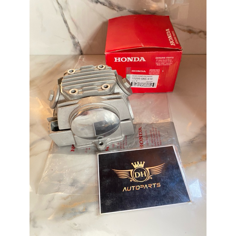 BLOK HEAD CYLINDER HEAD KOMPLIT ASTREA GRAND PRIMA SUPRA X SUPRA LAMA ORI KODE-GN5