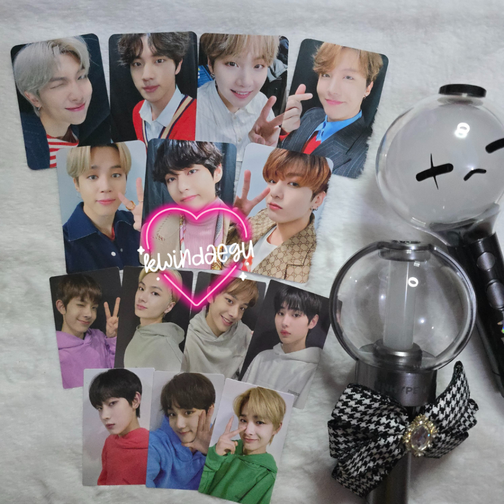 PHOTOCARD LIGHTSTICK ENHYPEN BTS ARMYBOMB ENGENEBONG