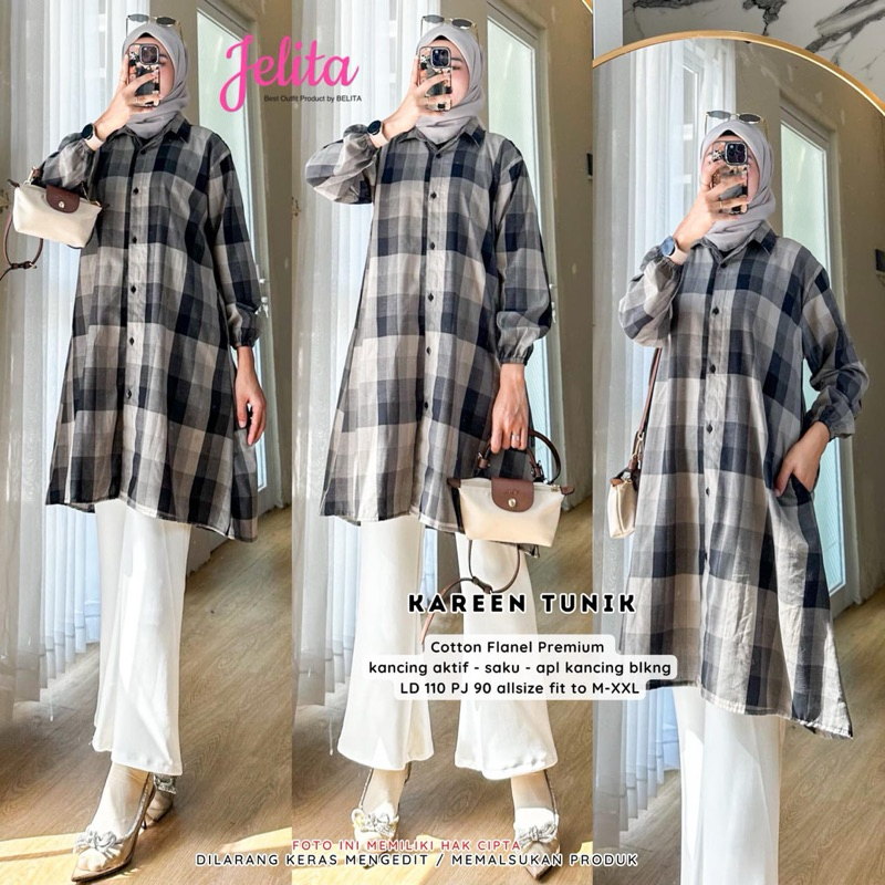 TUNIK WANITA || KAREN TUNIK by MARITZA