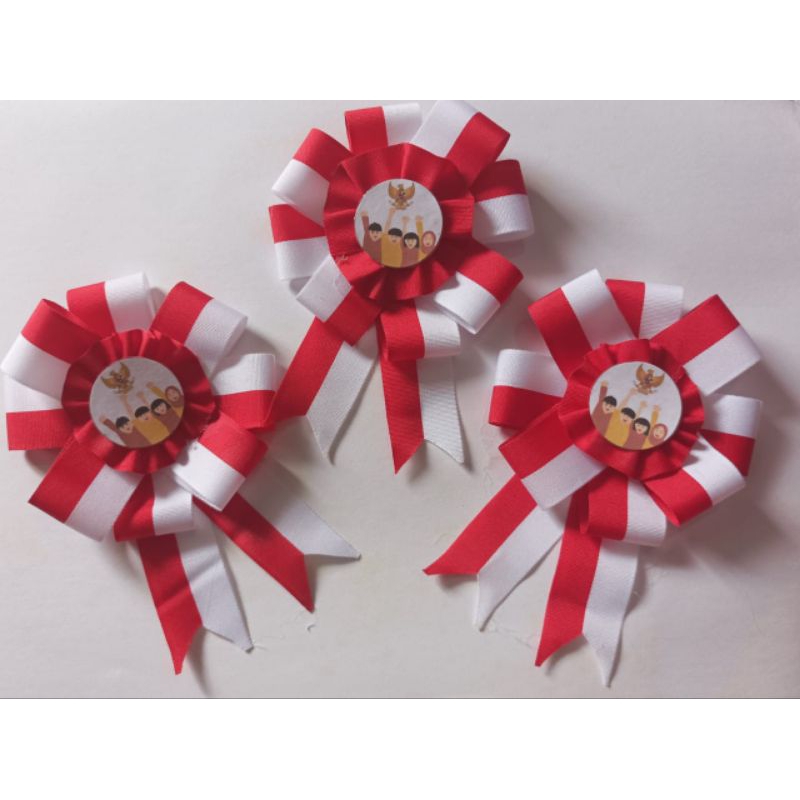 Bross Merah Putih / Pernak Pernik 17 Agustus / Aksesoris 17 Agustus