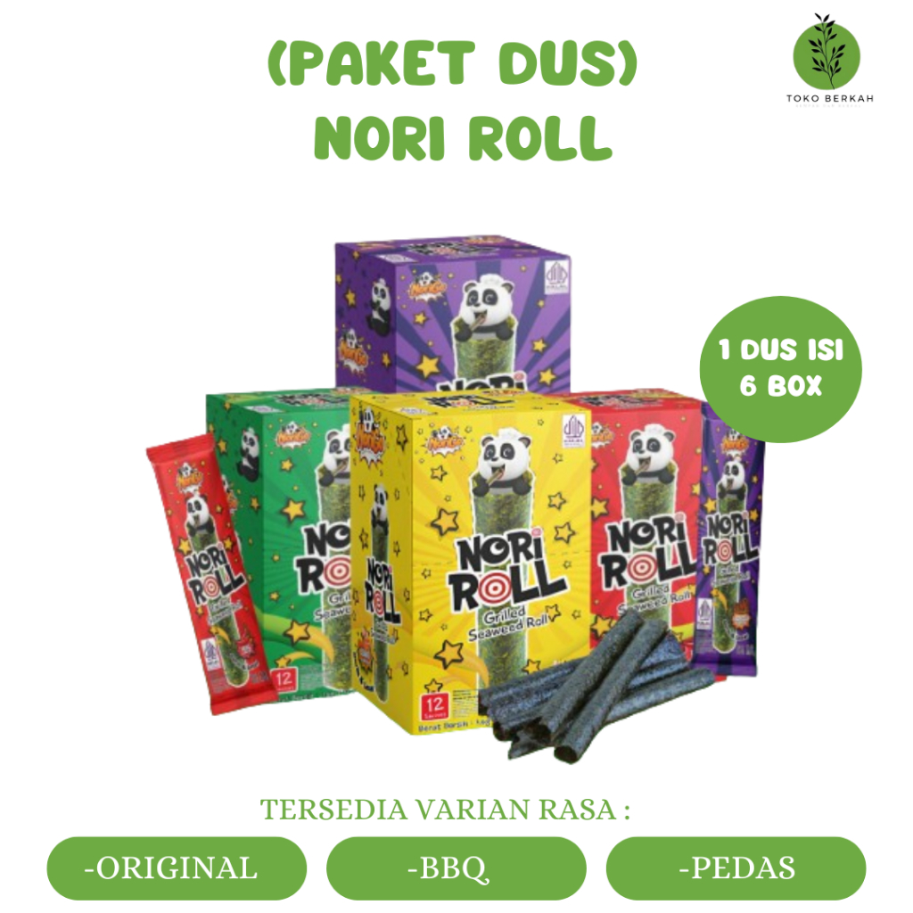 

(1 DUS) NORI ROLL | SNACK RUMPUT LAUT ROLL