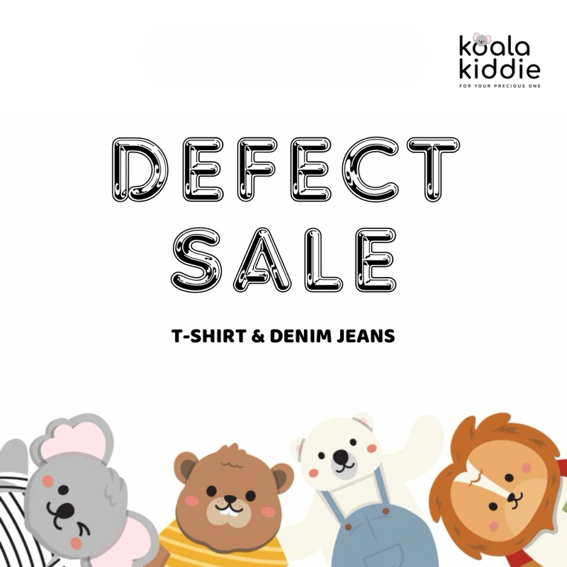 DEFECT SALE - PRODUK DEFECT KAOS & DENIM KOALAKIDDIE
