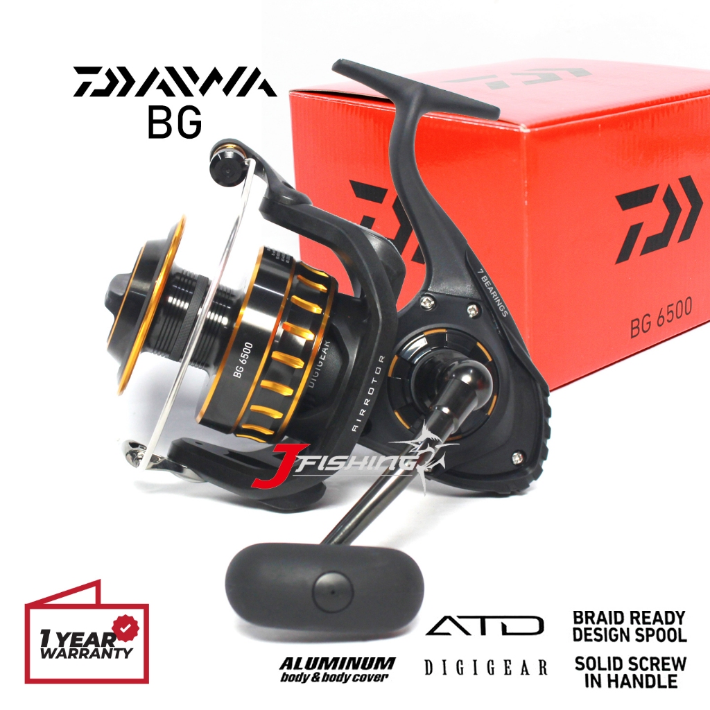 Reel DAIWA BG 1500 s/d 8000 | Kolam Sungai Muara Laut | Resmi J FISHING STORE