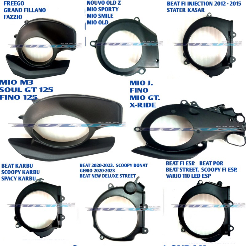FAN COVER TUTUP KIPAS MAGNET MESIN CUSTOM SPINNER SPINER BEAT SCOOPY VARIO MIO KARBU FI ESP FREEGO
