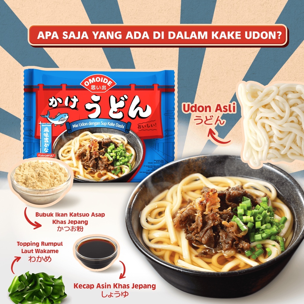 

Promo 7.7 Omoide Paket Isi 5 - Kake Udon 150 Gr