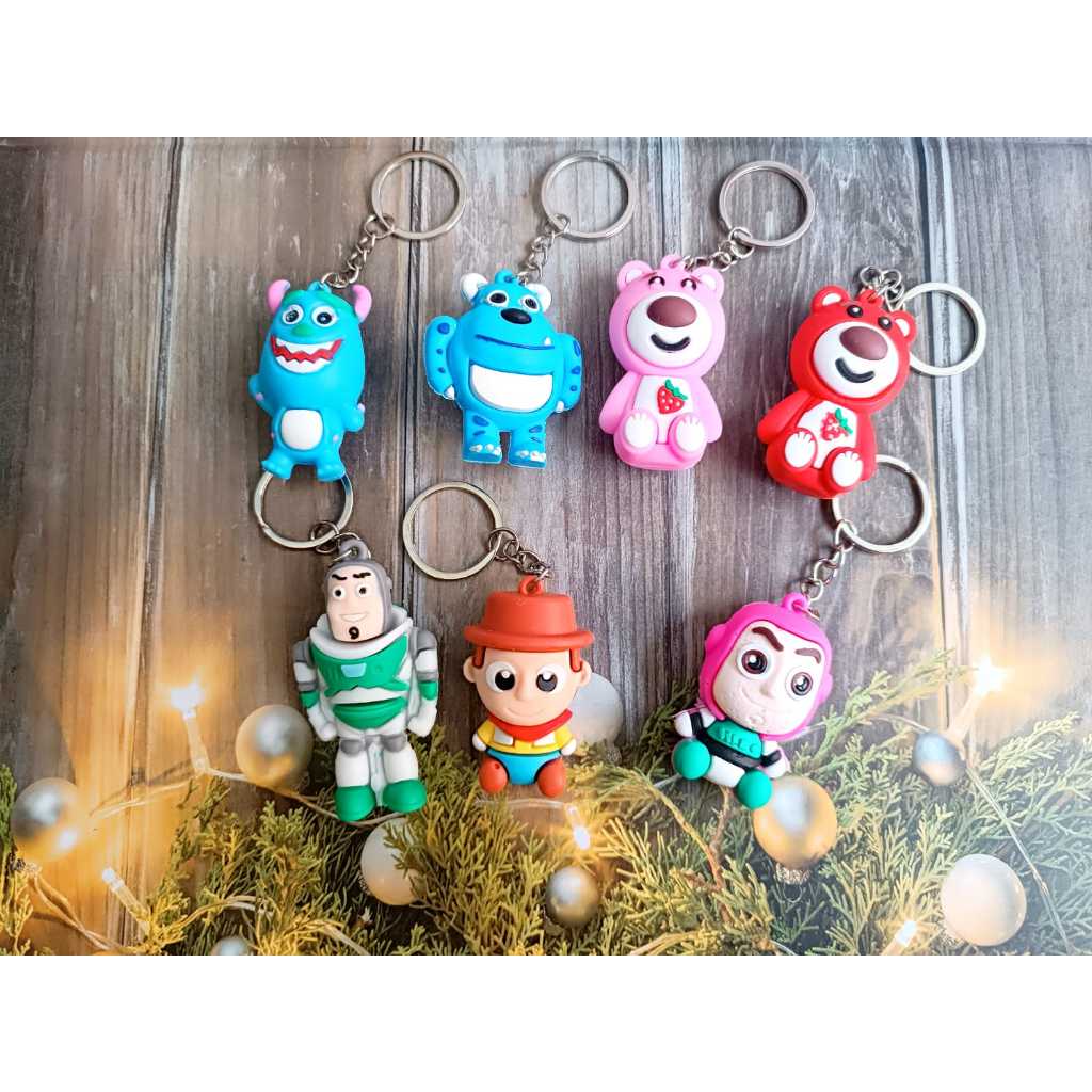 12 PCS GANTUNGAN KUNCI TOY STORY / KEY CHAIN / SOUVENIR