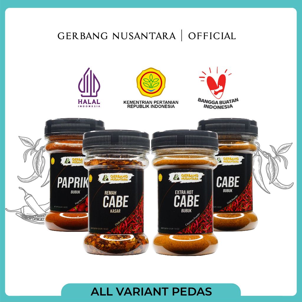 

Gerbang Nusantara - Bumbu Masak Dapur Cabe Paprika Pedas Bubuk Bumbu Masak Dapur Rempah