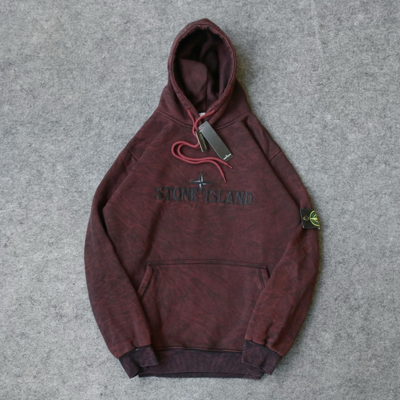 HOODIE SWITER SPORT STONE ISLAND FULLTAG+logo bordir