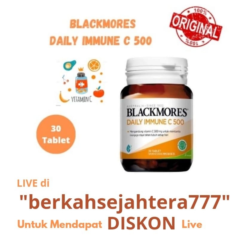 BLACKMORES DAILY IMMUNE C 500 MG / VITAMIN C 500 MG