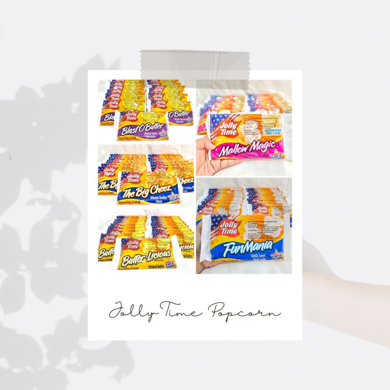 

JOLLY TIME - Popcorn USA 4 Varian Rasa | Exp 2025