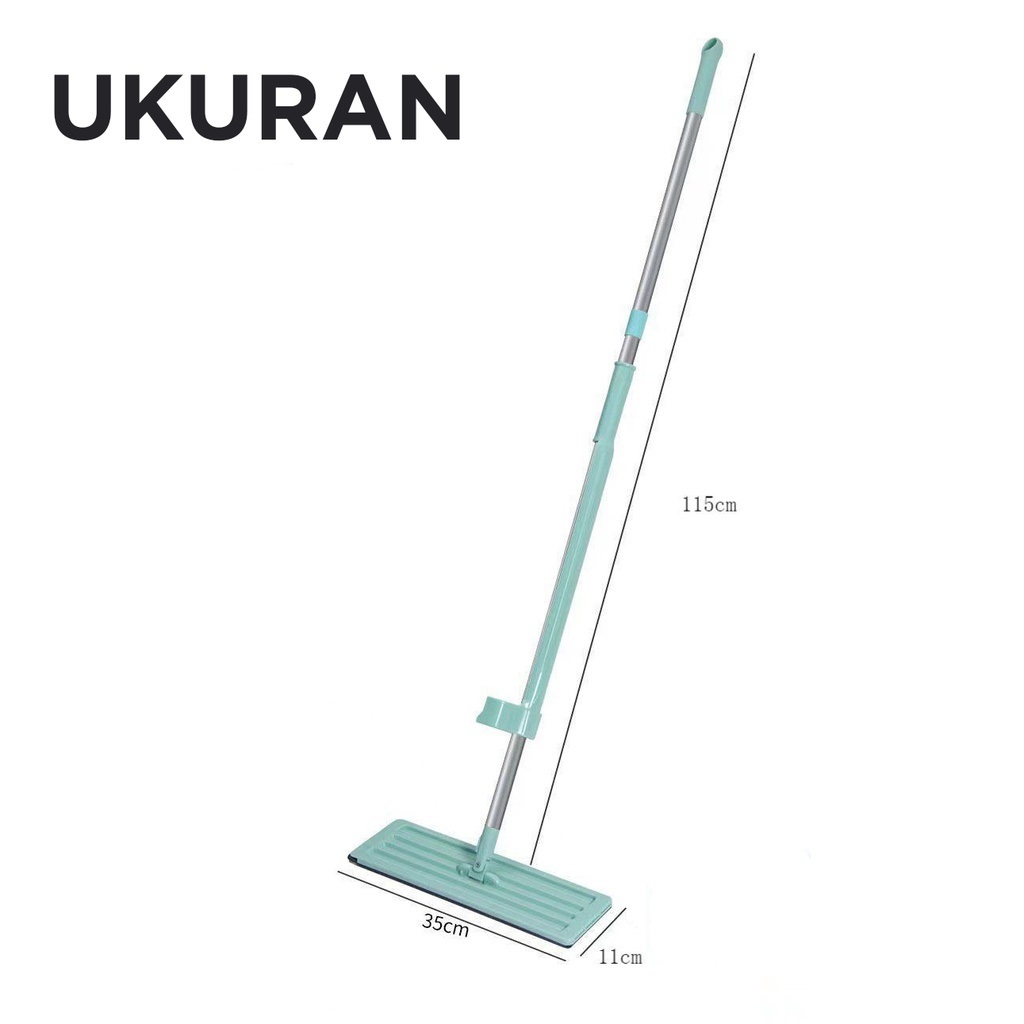 Alat Pel Lantai Tarik Praktis / Alat Pel Lantai Tarik Ultra Mop / Flat Ultra Mop Cleaning