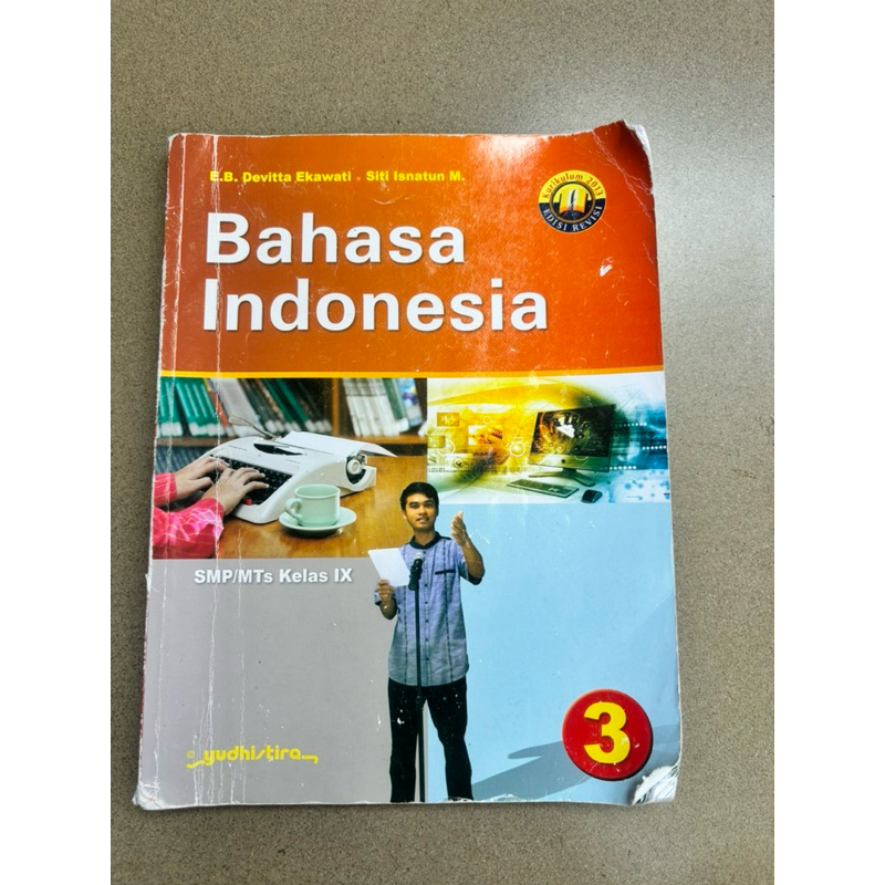 BAHASA INDONESIA YUDHISTIRA  kelas 9 (preloved)