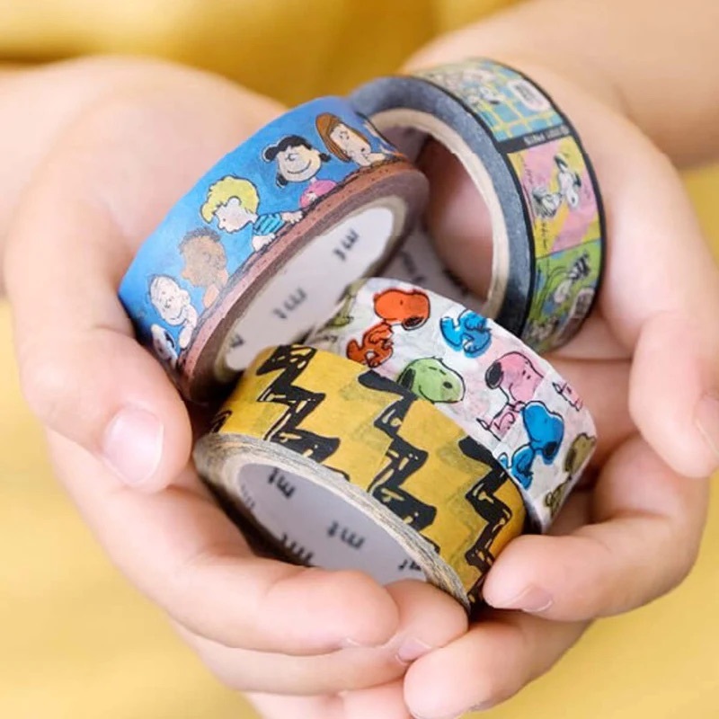 

MT Masking Tape Peanuts Snoopy Perekat Kertas Selotip Jepang Lebar Lakban Washi