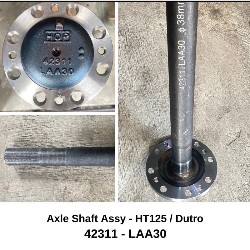 Rear axle shaft / as roda belakang rino ht /dutro