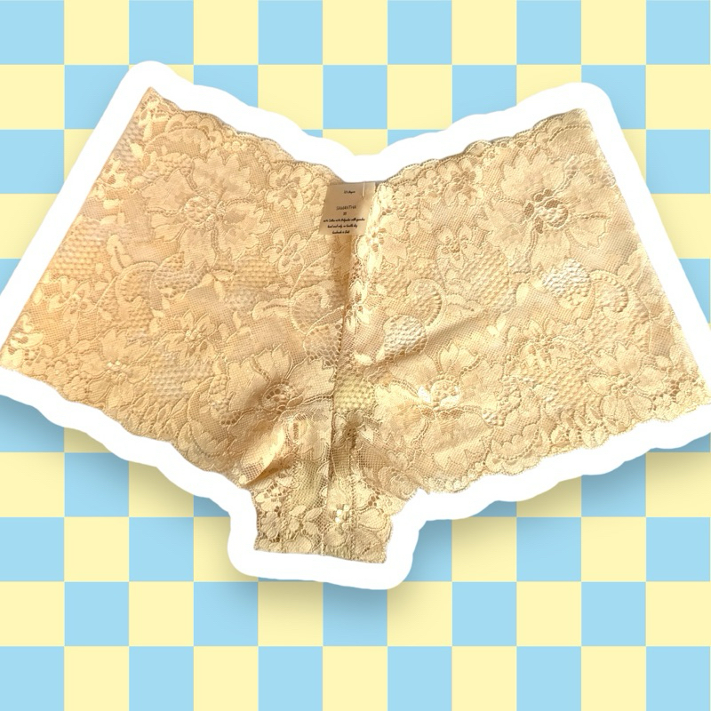Lacey Boyshorts - Cream kode 19