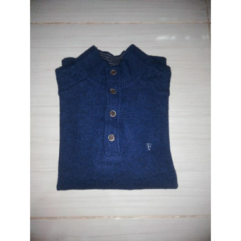 NETT Sweater Franco Ferraro Milano Original Half Button