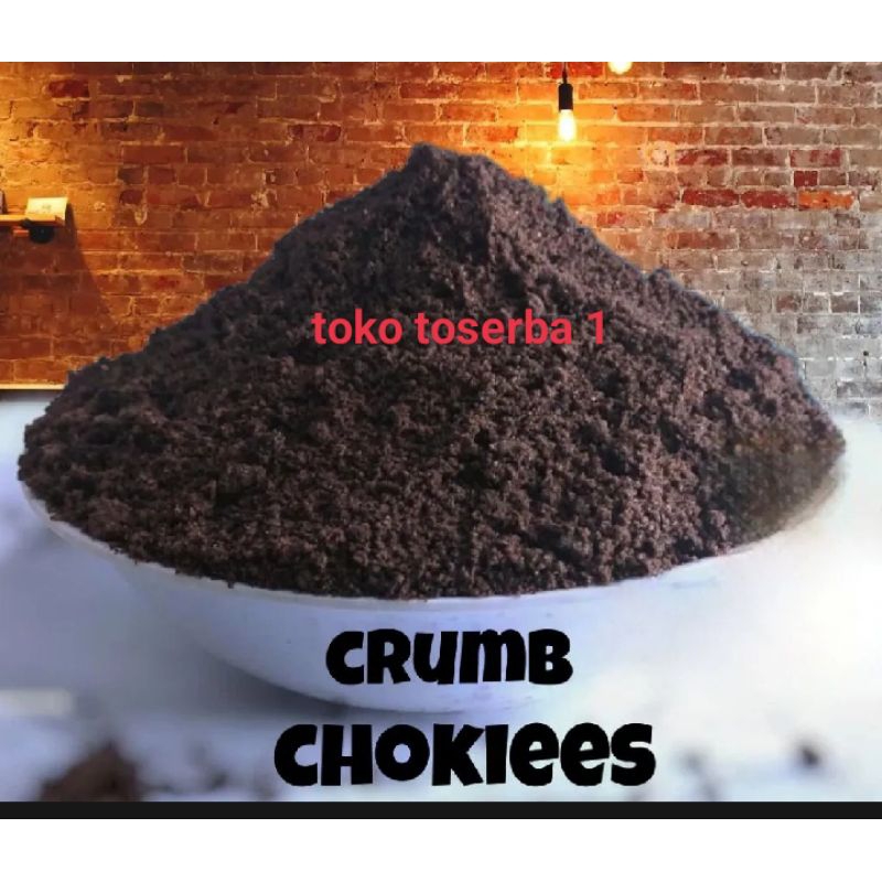 

bubuk crumb cokies kiloan 1kg halus ,black biskuit crumb cokies oreoo medium halus 1kg, tambahan toping