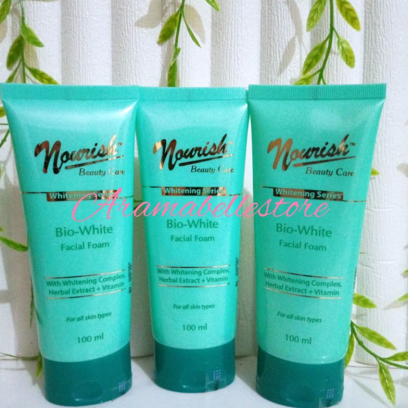 Nourish Beauty Care Bio White Facial Foam-Whitening