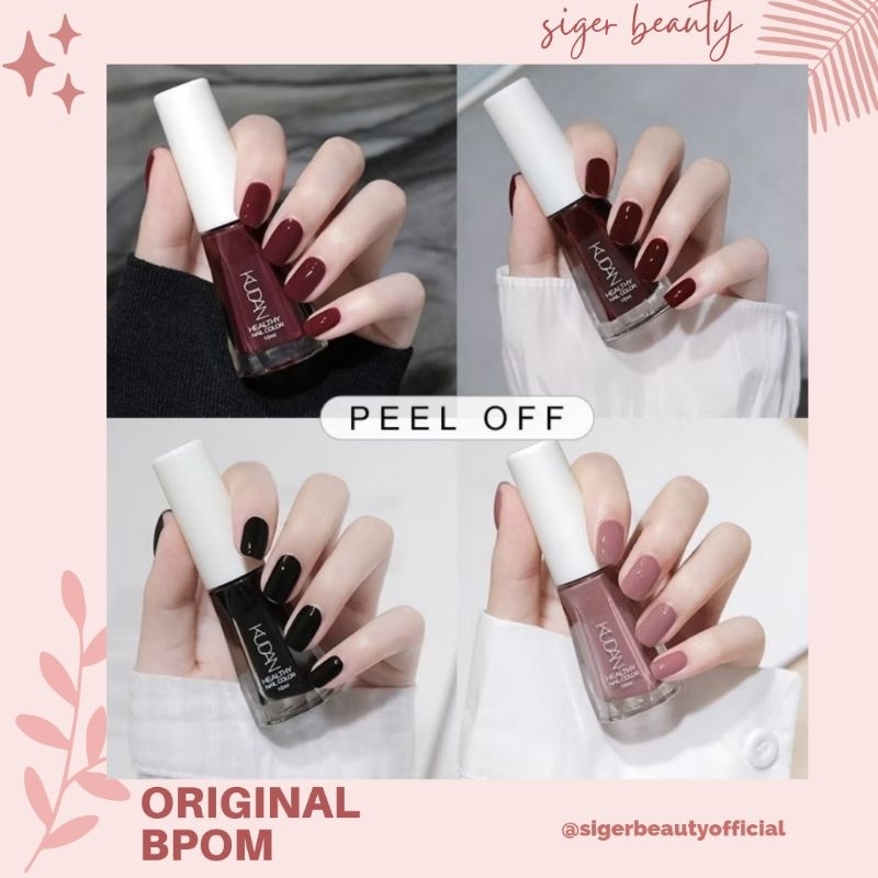 Kudan Kutek Peel Off | Kutek Peel Off Maroon